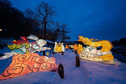 1泊目：ねぶた雪灯り（一例）